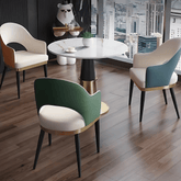 OT06 Luxury Office Sintered Stone Round Coffee Side Table - Gavisco Office Furniture